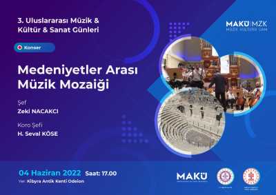 3. Uluslararası Müzik, Kültür ve Sanat Günleri 